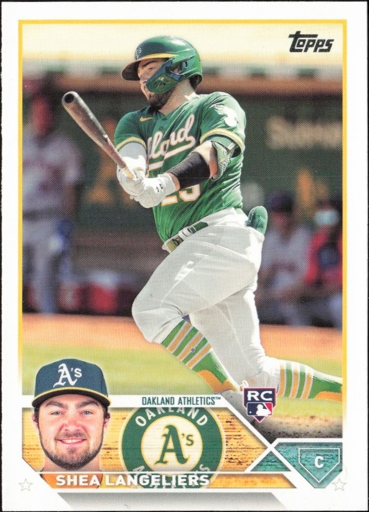 2023 Topps Series 1 Shea Langeliers #127 trading card