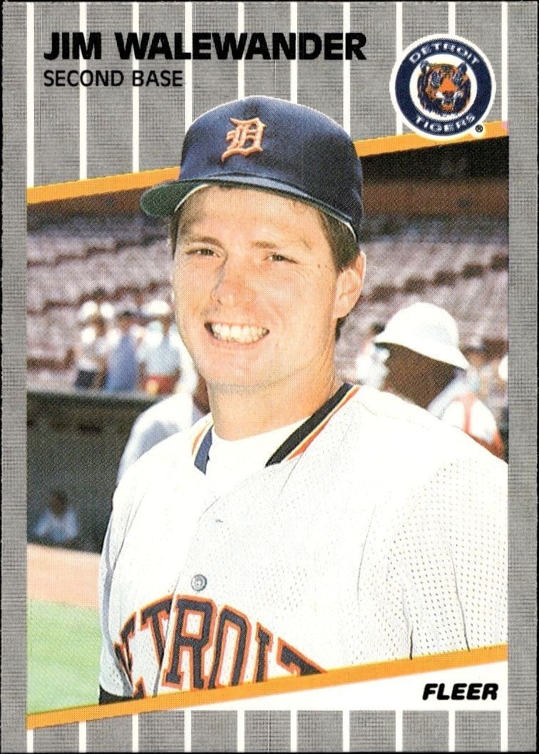 1989 Fleer Jim Walewander #150 trading card