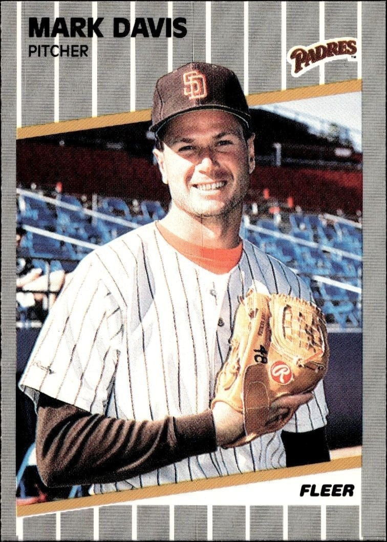 1989 Fleer Mark Davis #303 trading card