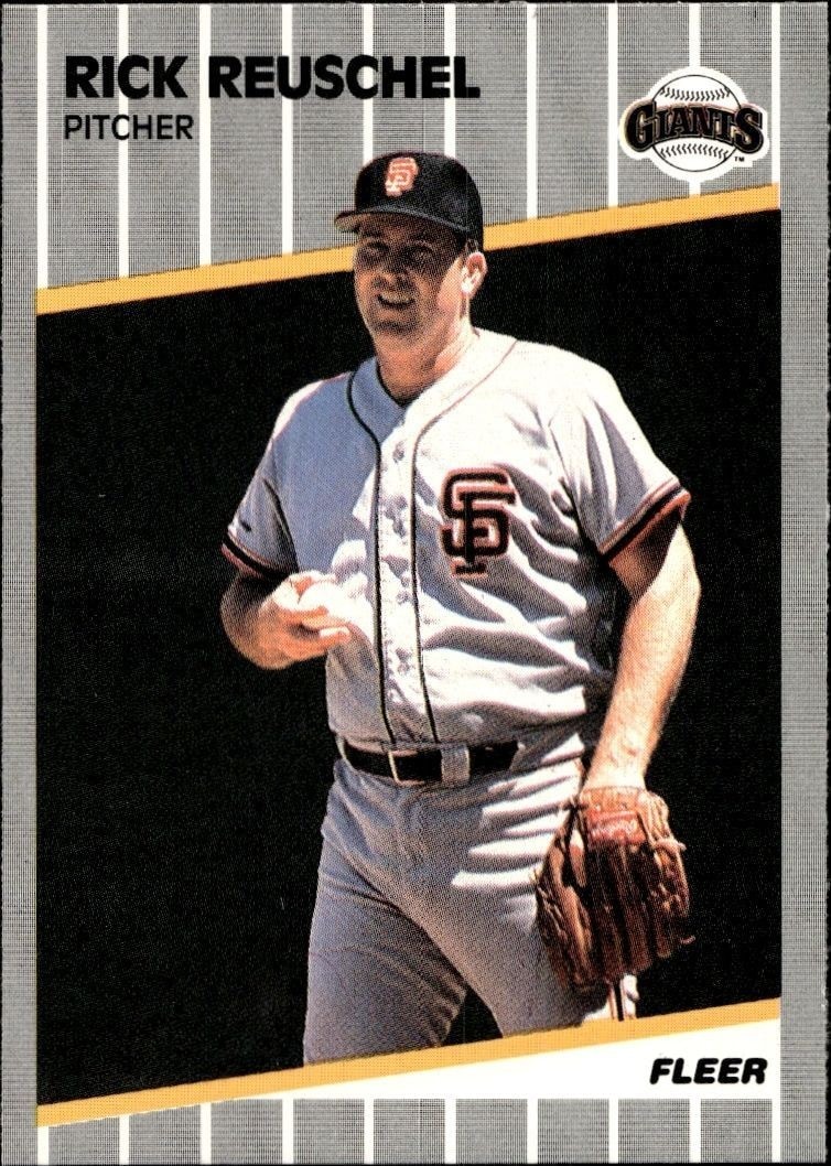 1989 Fleer Rick Reuschel #340 trading card