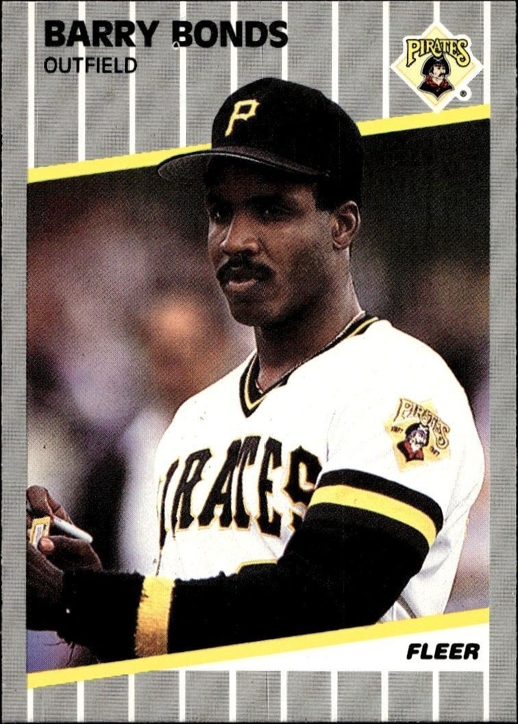 1989 Fleer Barry Bonds #202 trading card