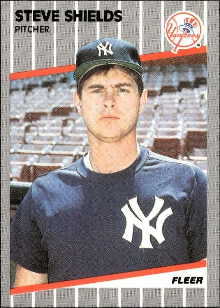 1989 Fleer Steve Shields #269 trading card