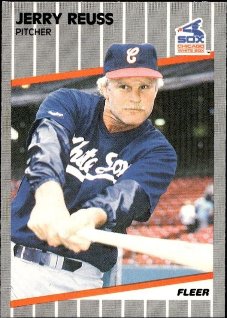 1989 Fleer Jerry Reuss #510 trading card