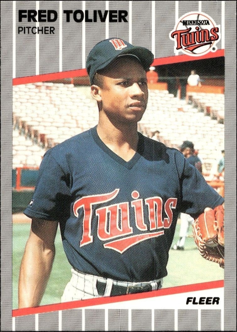 1989 Fleer Fred Toliver #126 trading card