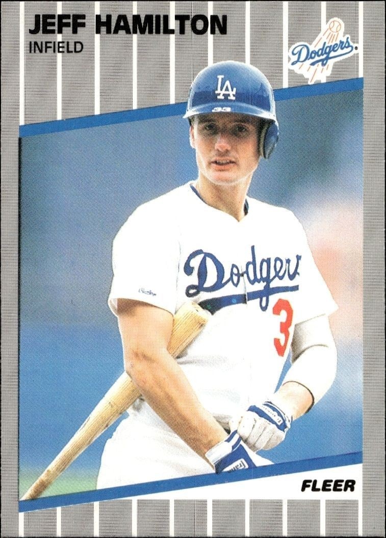 1989 Fleer Jeff Hamilton #60 trading card