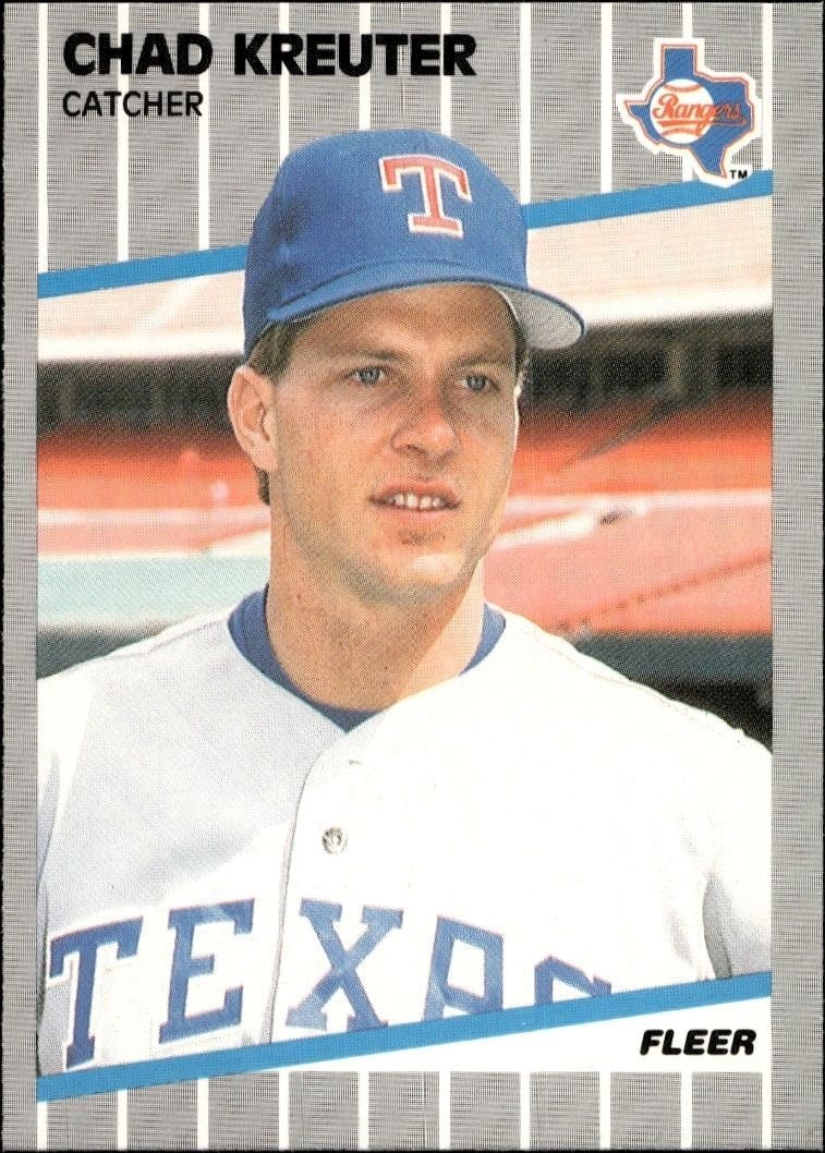 1989 Fleer Chad Kreuter #526 trading card