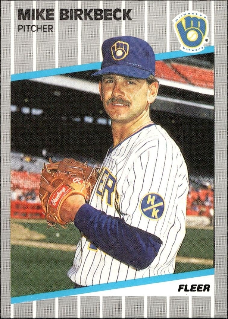 1989 Fleer Mike Birkbeck #178 trading card