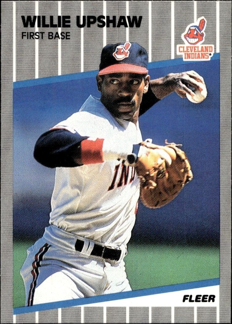 1989 Fleer Willie Upshaw #415 trading card