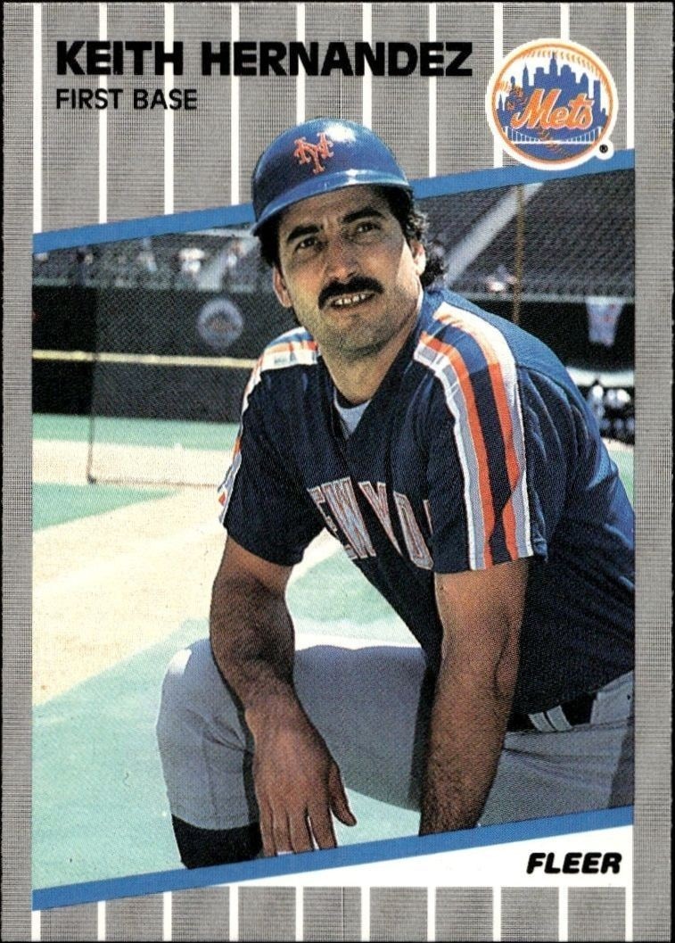 1989 Fleer Keith Hernandez #37 trading card