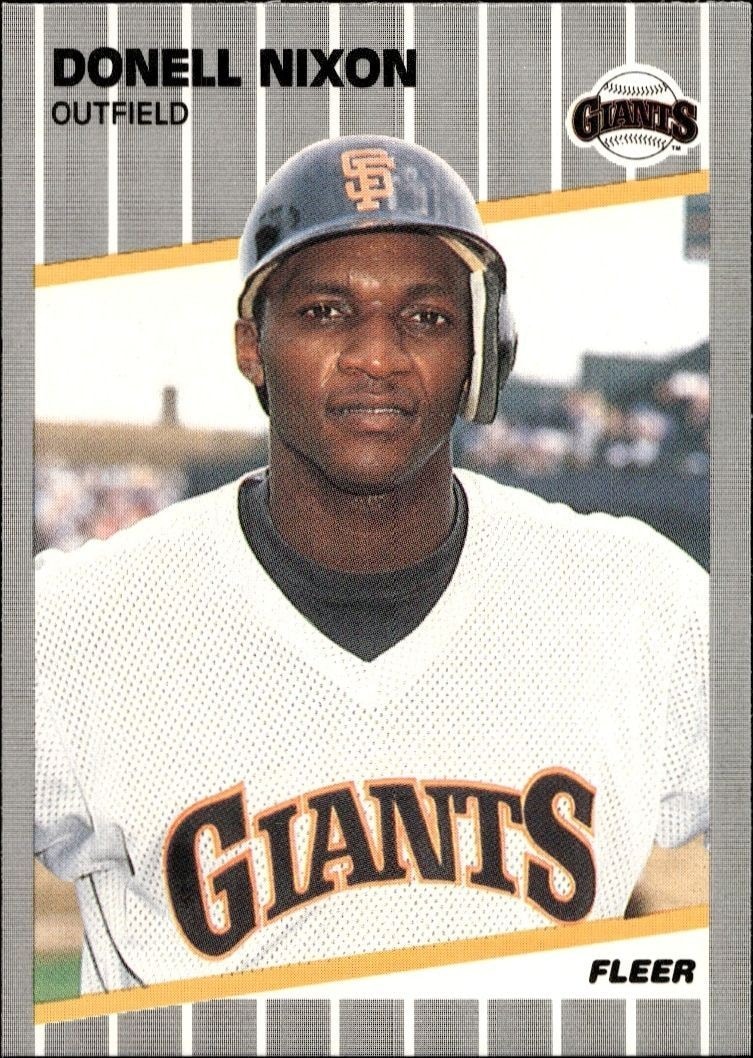 1989 Fleer Donell Nixon #337 trading card