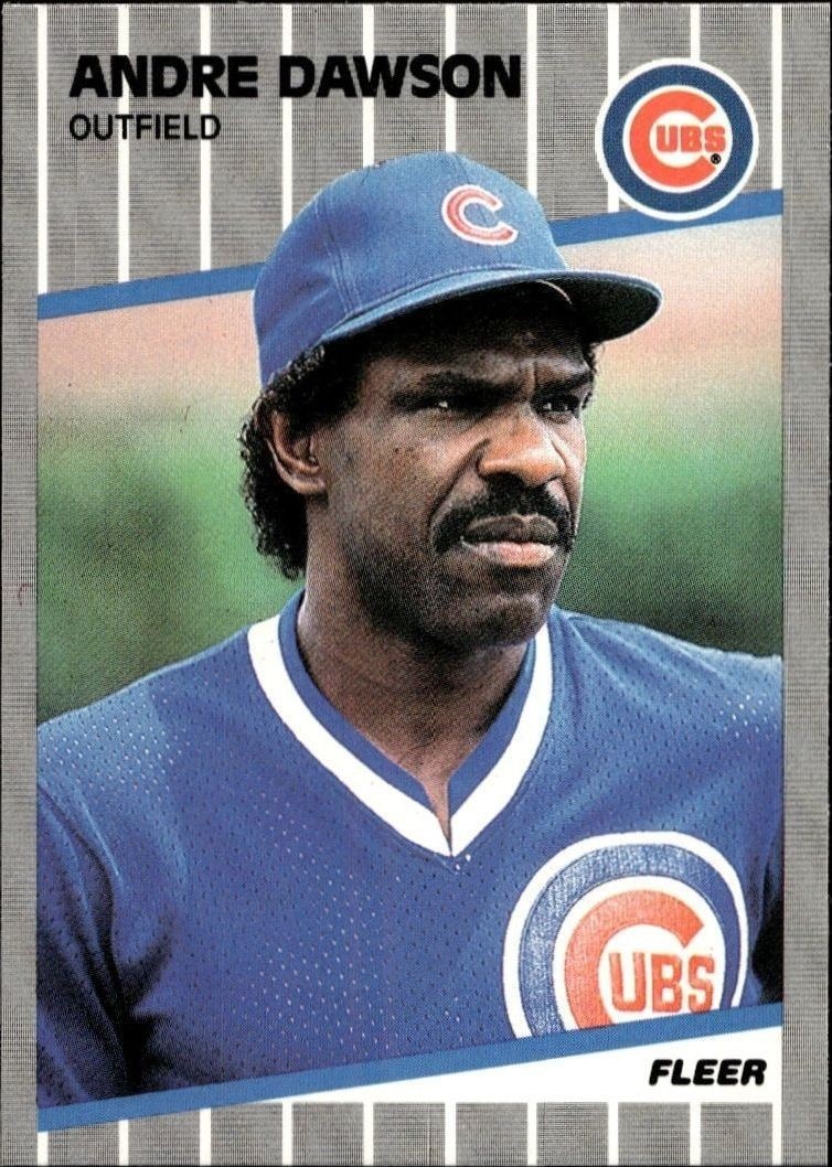 1989 Fleer Andre Dawson #422 trading card