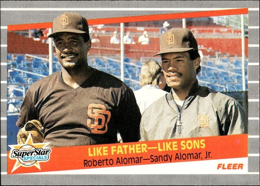 1989 Fleer Roberto Alomar #630 trading card