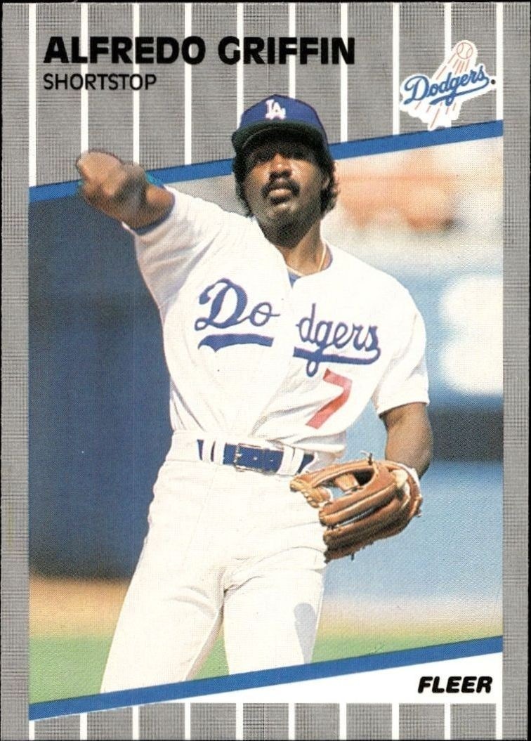 1989 Fleer Alfredo Griffin #58 trading card