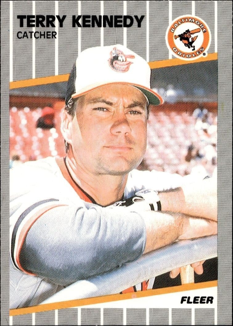 1989 Fleer Terry Kennedy #610 trading card
