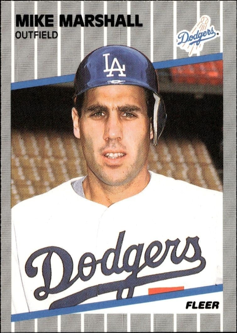 1989 Fleer Mike Marshall #66 trading card