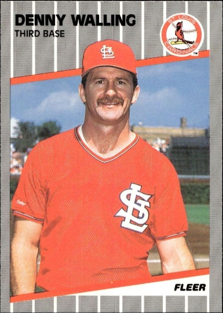 1989 Fleer Denny Walling #465 trading card