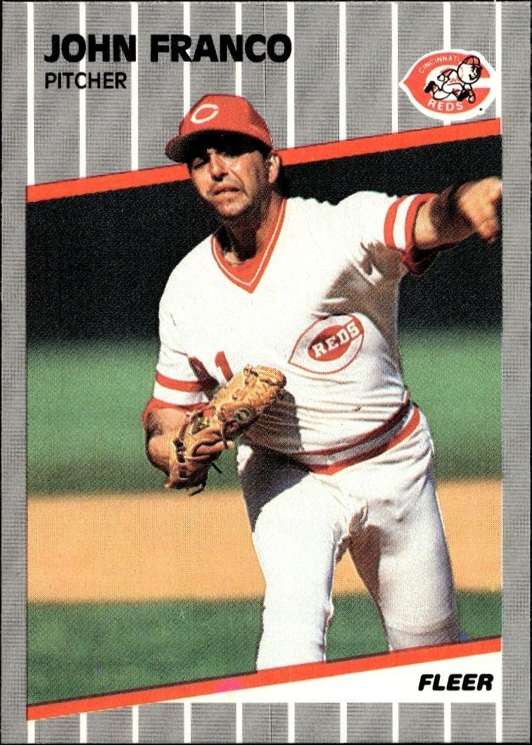 1989 Fleer John Franco #162 trading card