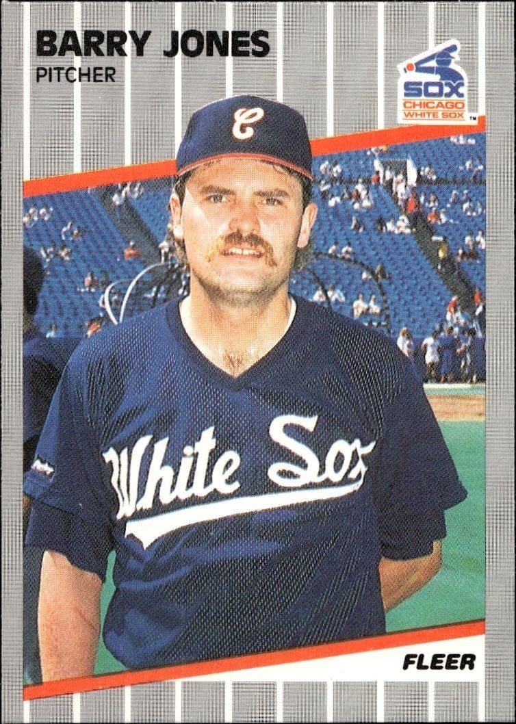 1989 Fleer Barry Jones #500 trading card