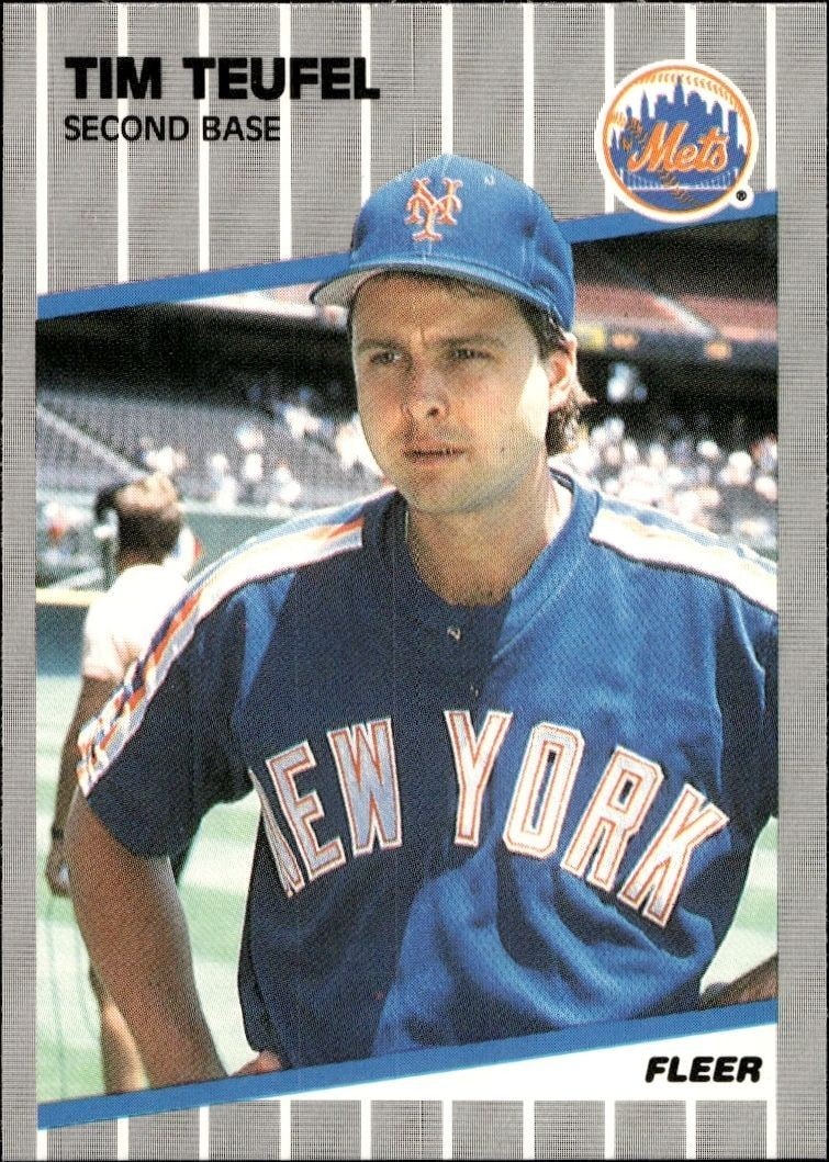 1989 Fleer Tim Teufel #50 trading card