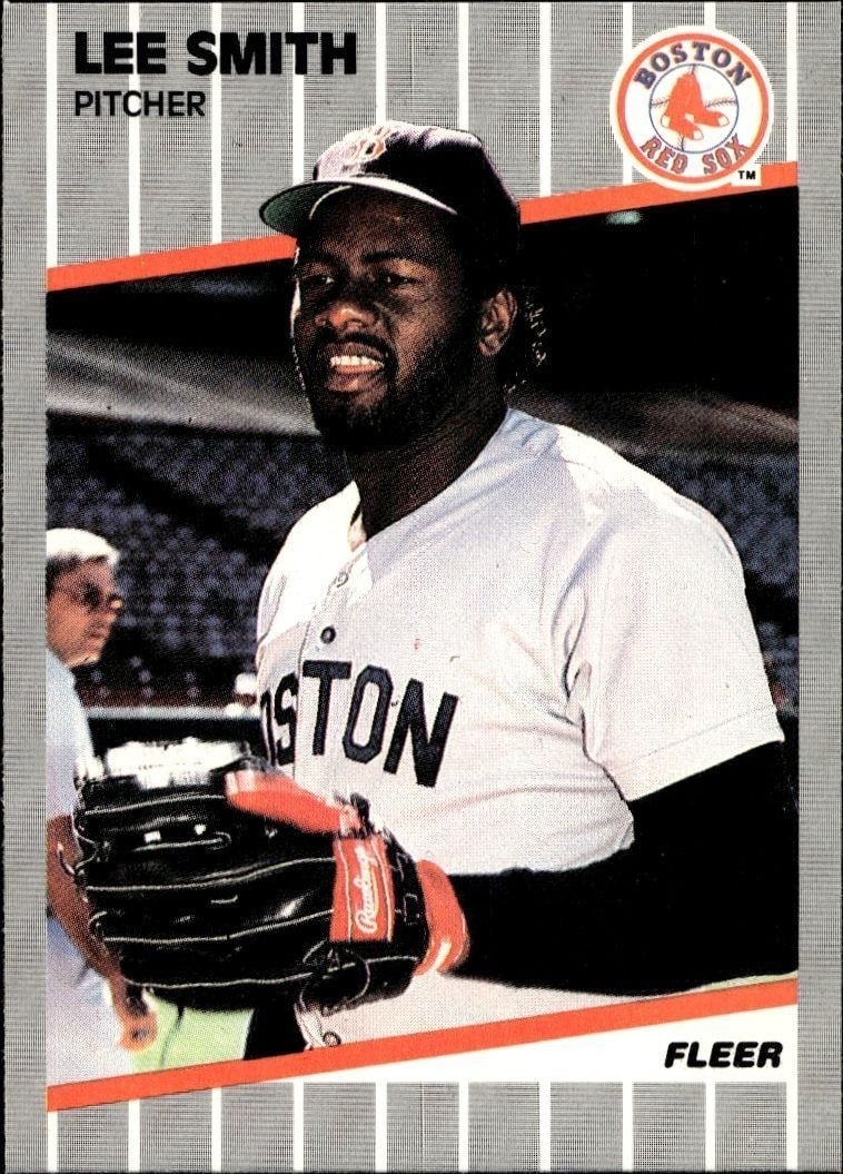 1989 Fleer Lee Smith #99 trading card