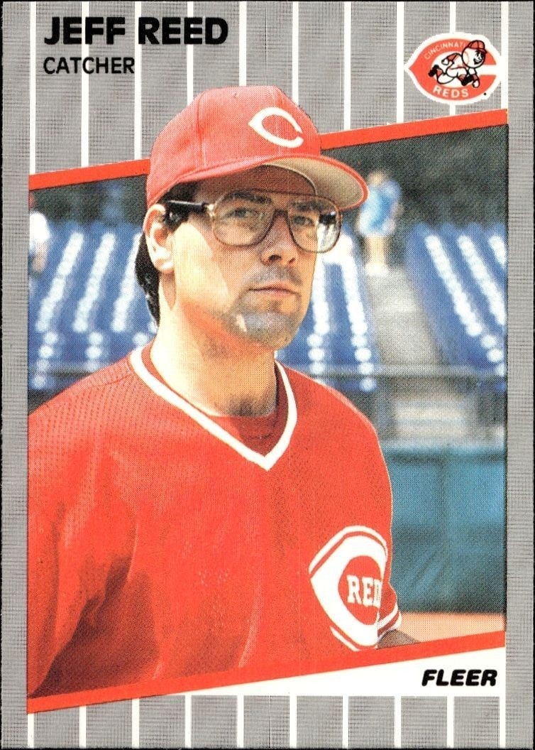 1989 Fleer Jeff Reed #167 trading card