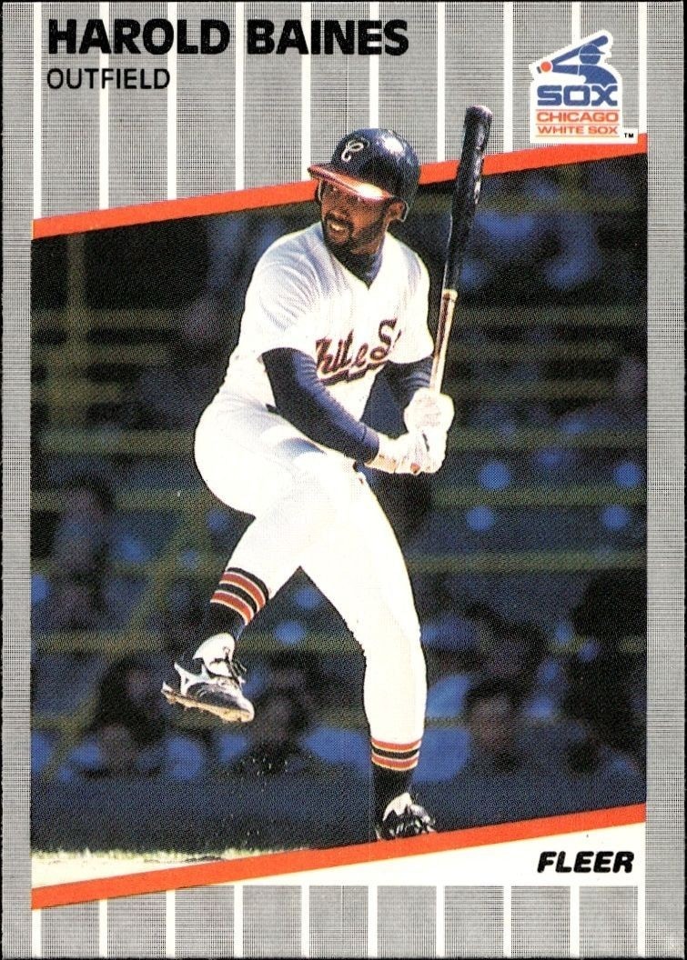 1989 Fleer Harold Baines #491 trading card