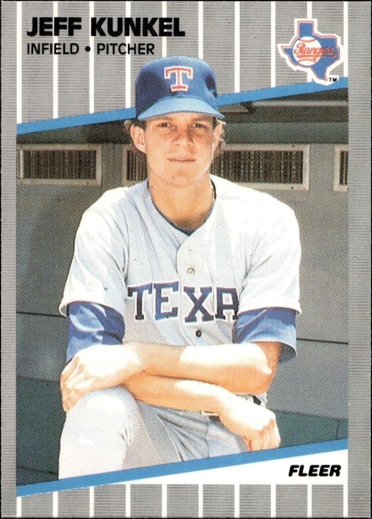 1989 Fleer Jeff Kunkel #527 trading card