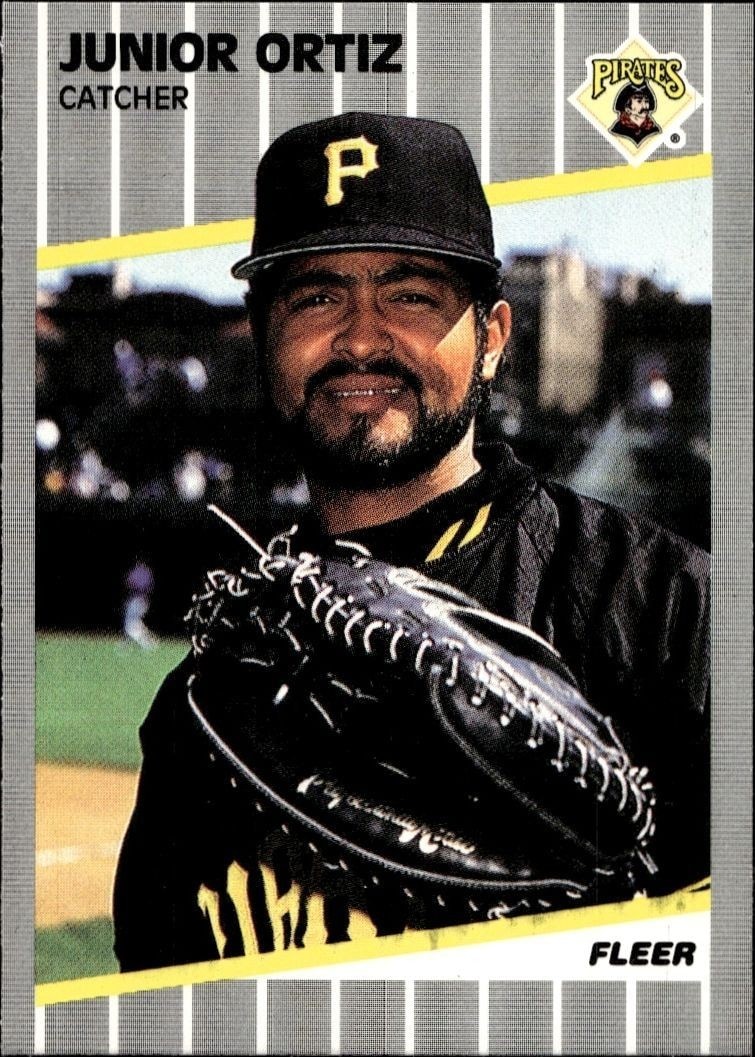 1989 Fleer Junior Ortiz #215 trading card