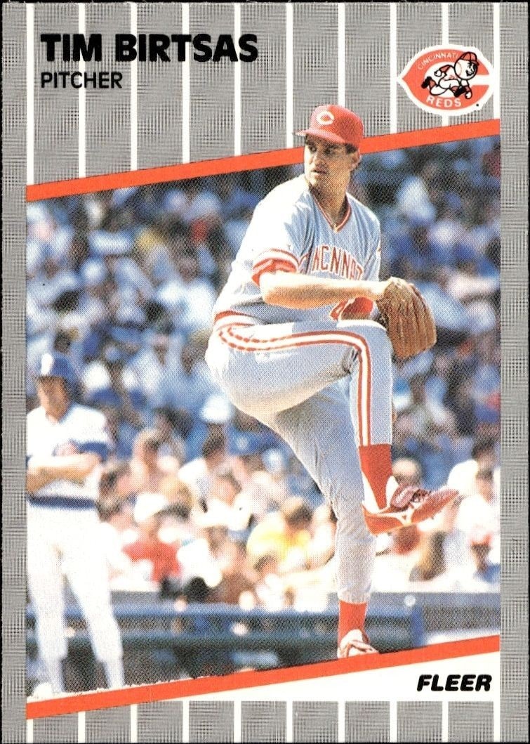 1989 Fleer Tim Birtsas #152 trading card