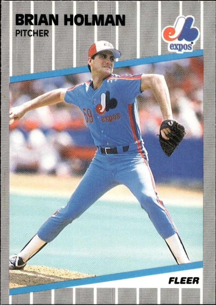 1989 Fleer Brian Holman #379 trading card