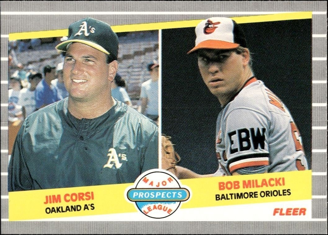 1989 Fleer Bob Milacki #649 trading card