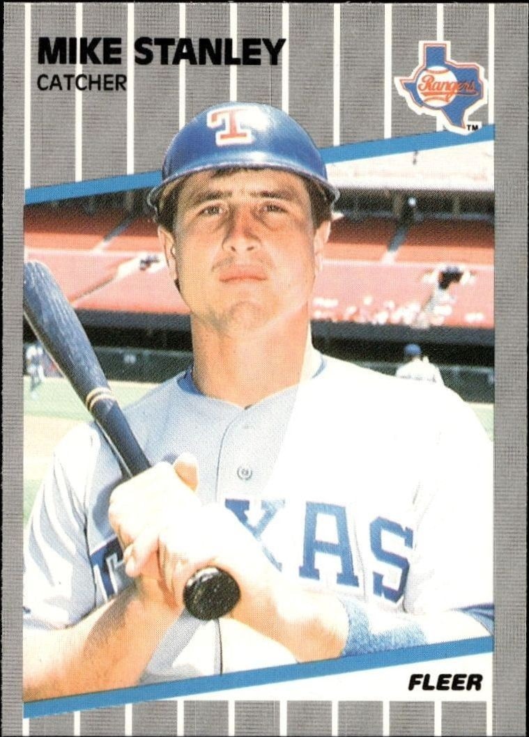 1989 Fleer Mike Stanley #533 trading card