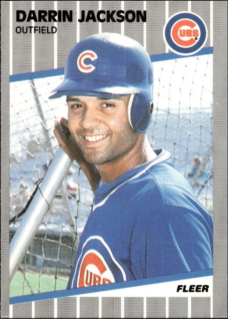 1989 Fleer Darrin Jackson #428 trading card
