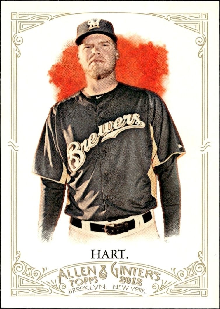 2012 Topps Allen & Ginter Corey Hart #216 trading card