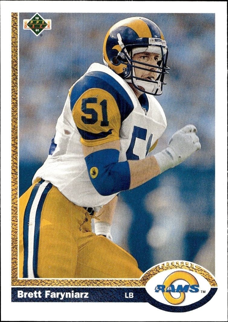 1991 Upper-Deck Brett Faryniarz #568 trading card