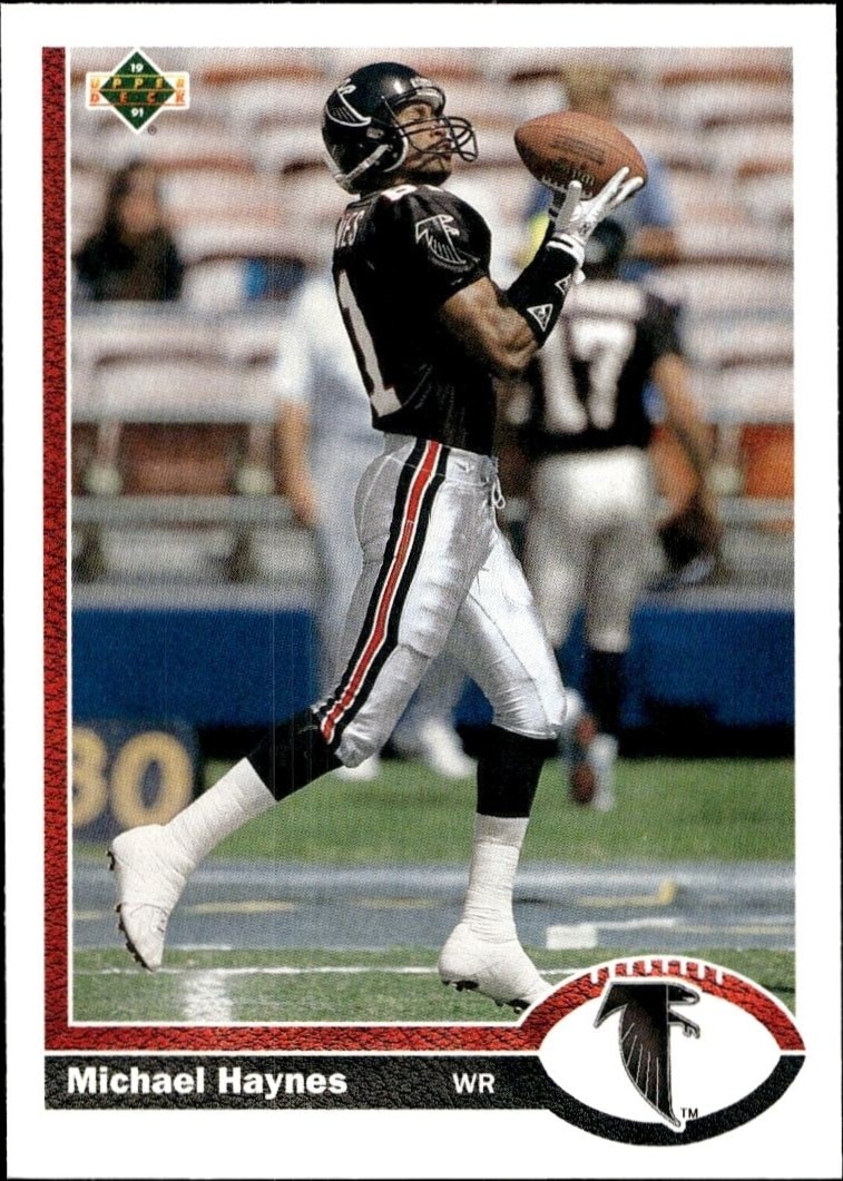 1991 Upper-Deck Michael Haynes #567 trading card