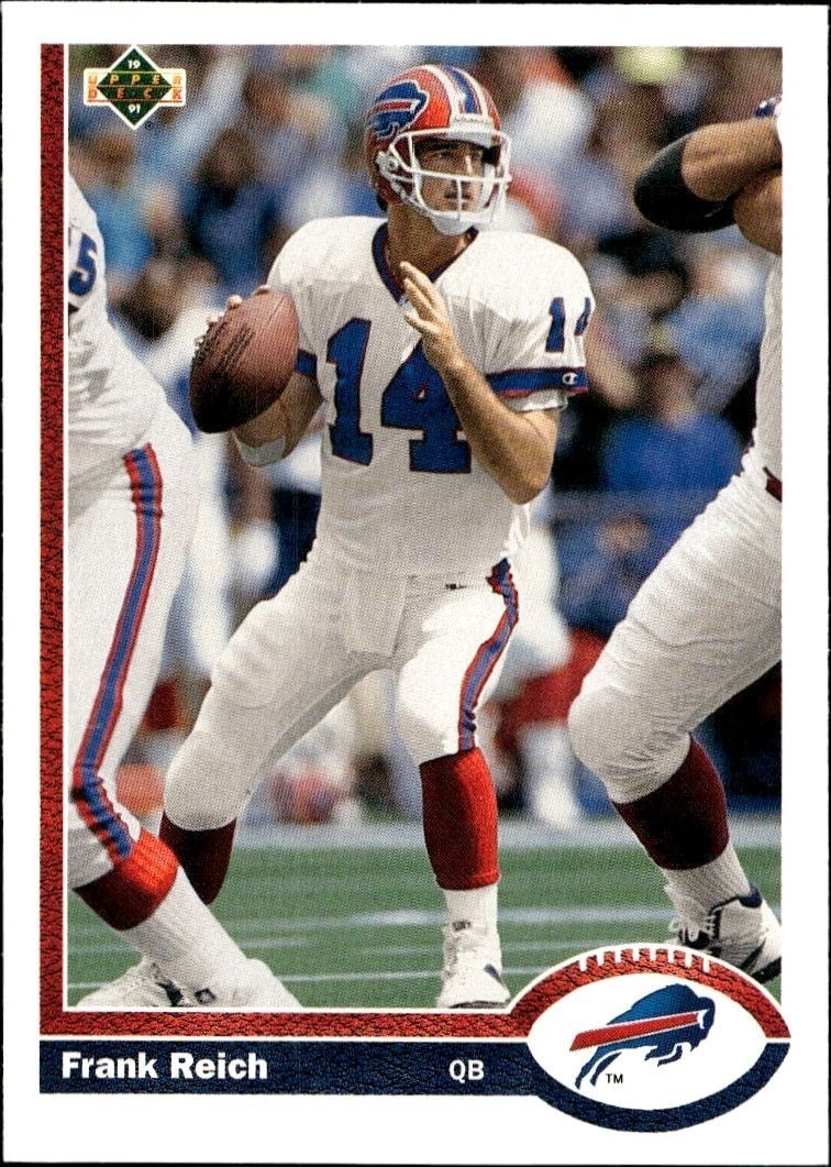 1991 Upper-Deck Frank Reich #585 trading card