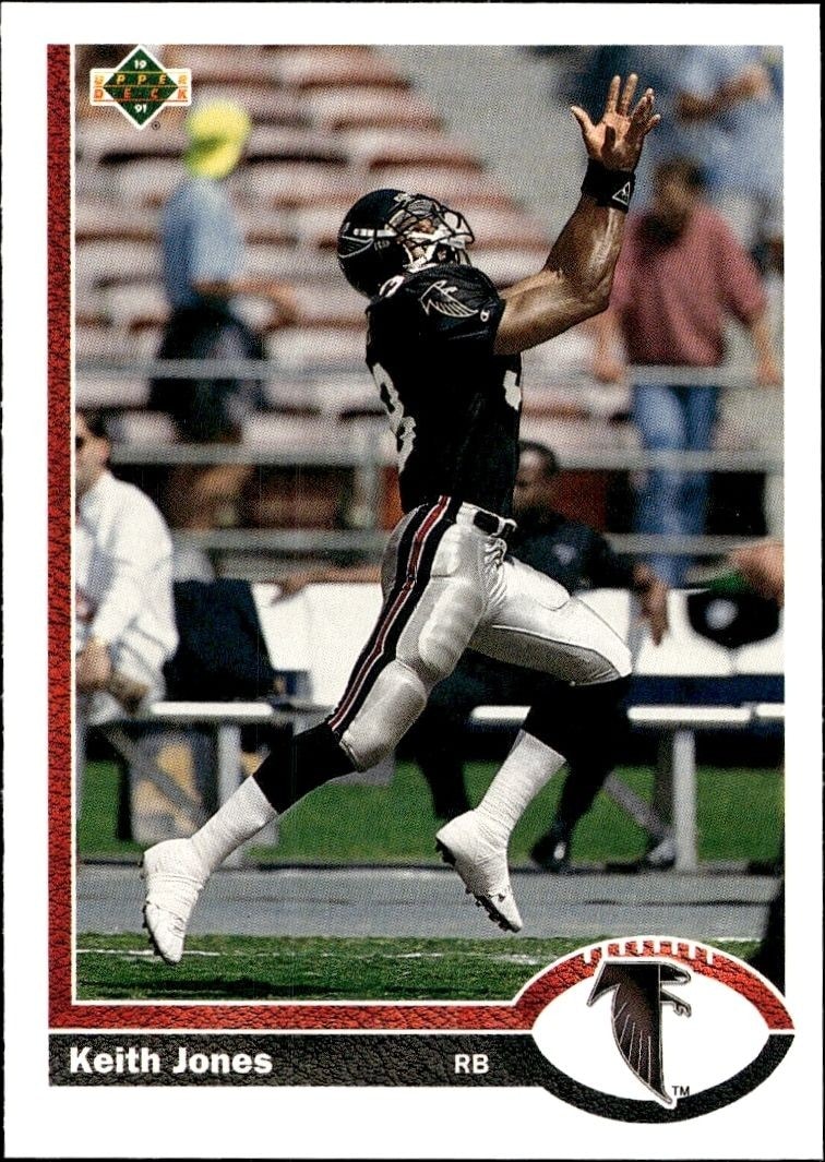 1991 Upper-Deck Keith Jones #594 trading card