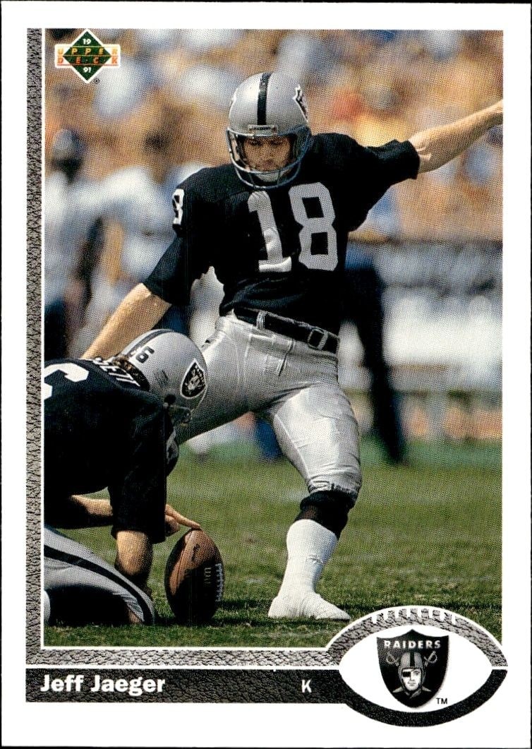 1991 Upper-Deck Jeff Jaeger #563 trading card