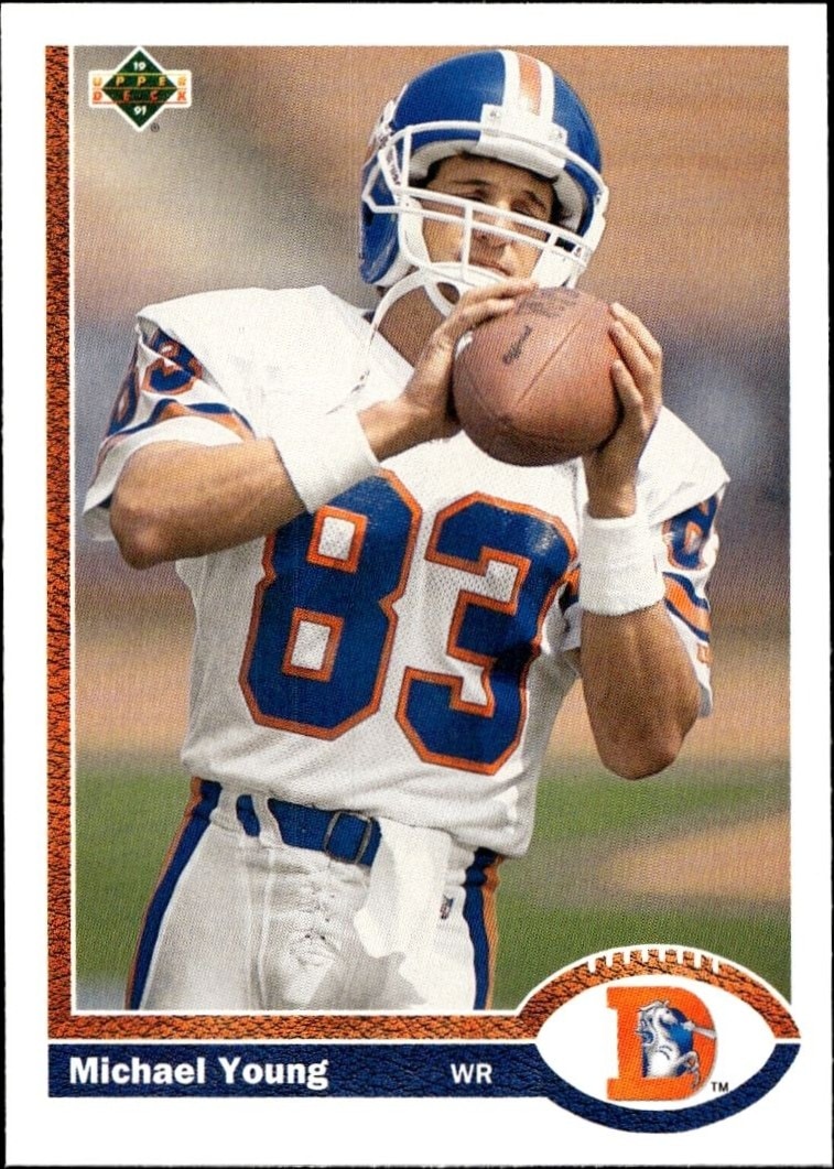 1991 Upper-Deck Michael Young #553 trading card