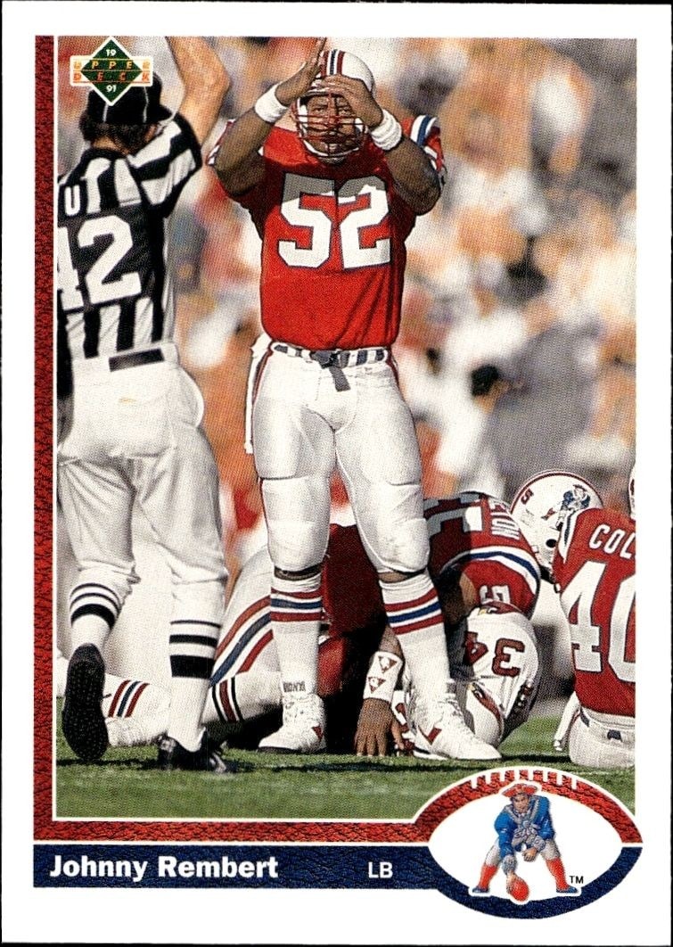 1991 Upper-Deck Johnny Rembert #548 trading card