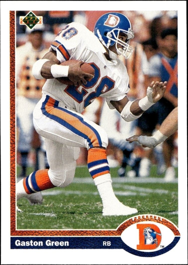 1991 Upper-Deck Gaston Green #551 trading card