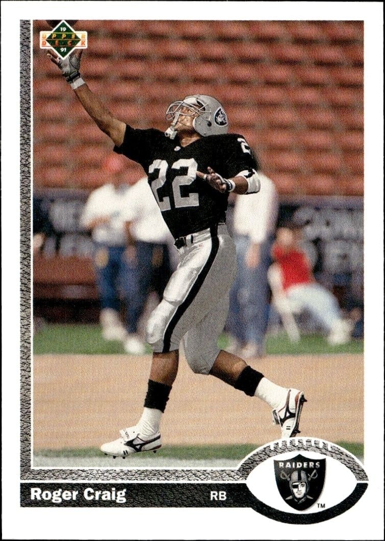 1991 Upper-Deck Roger Craig #542 trading card