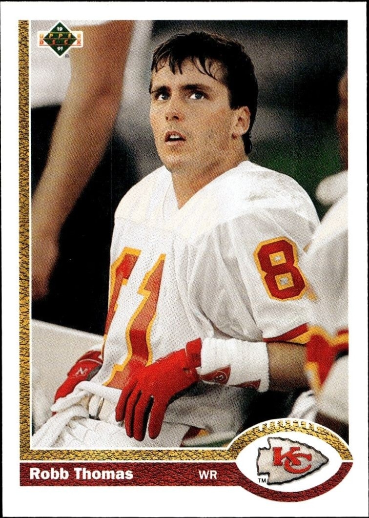 1991 Upper-Deck Robb Thomas #543 trading card