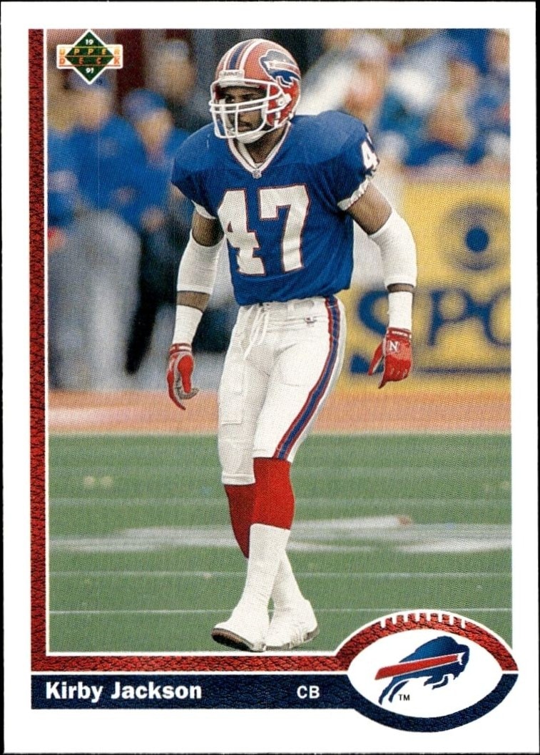 1991 Upper-Deck Kirby Jackson #533 trading card
