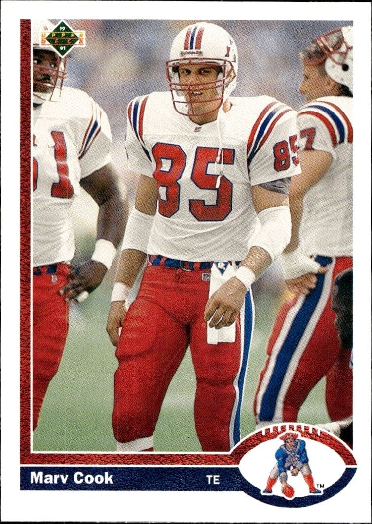 1991 Upper-Deck Marv Cook #534 trading card