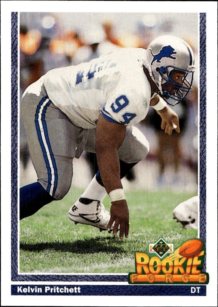 1991 Upper-Deck Kelvin Pritchett #641 trading card