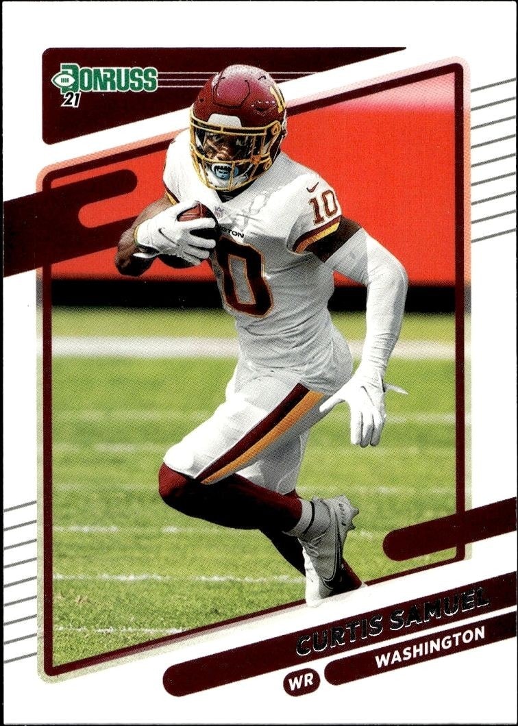 2021 Panini Donruss Curtis Samuel #223 trading card