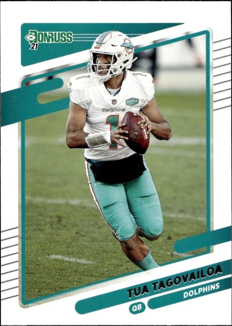 2021 Panini Donruss Tua Tagovailoa #61 trading card