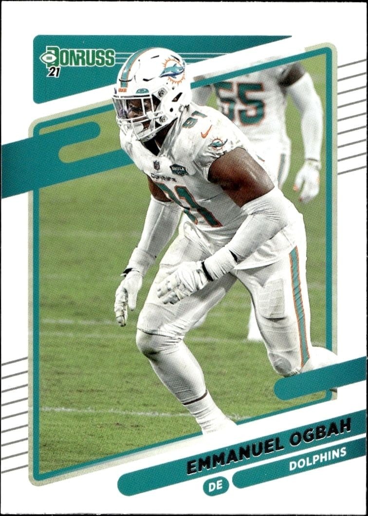 2021 Panini Donruss Emmanuel Ogbah #69 trading card